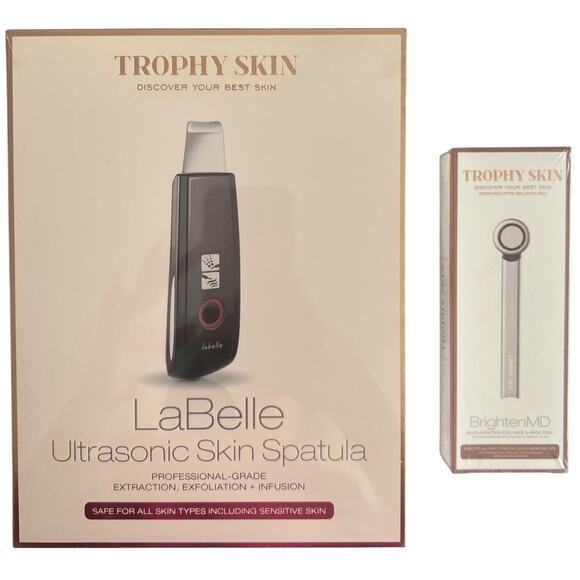 Trophy Skin 4-in-1 LED Light Therapy +Ultrasonic Skin Spatula - Picture 1 of 6